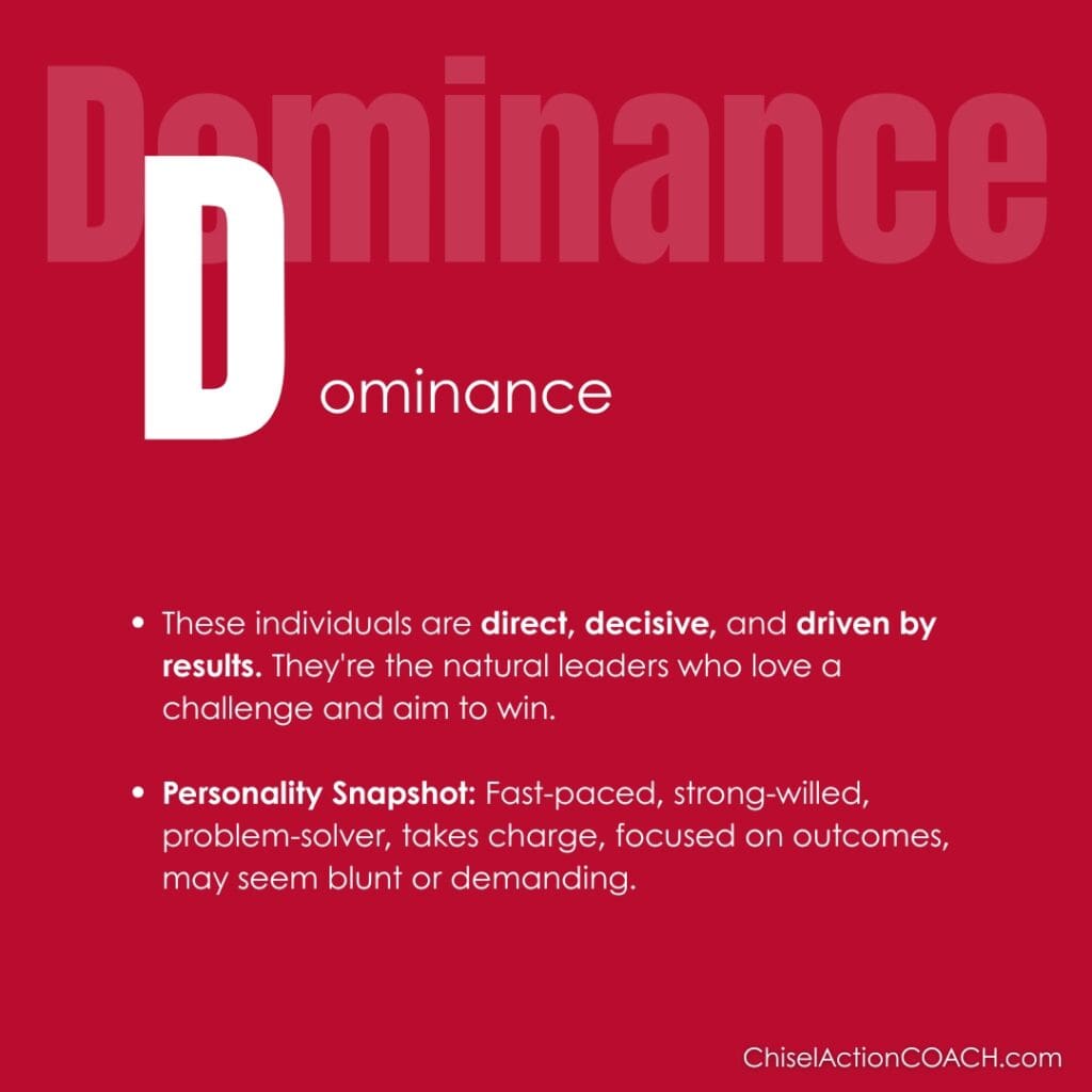Dominance Meaning in DISC